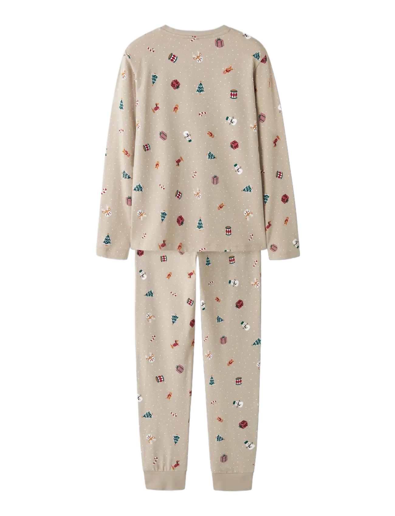 name it - NKNVISMAS LS NIGHTSET - pyjamassæt - pure cashmere - 1