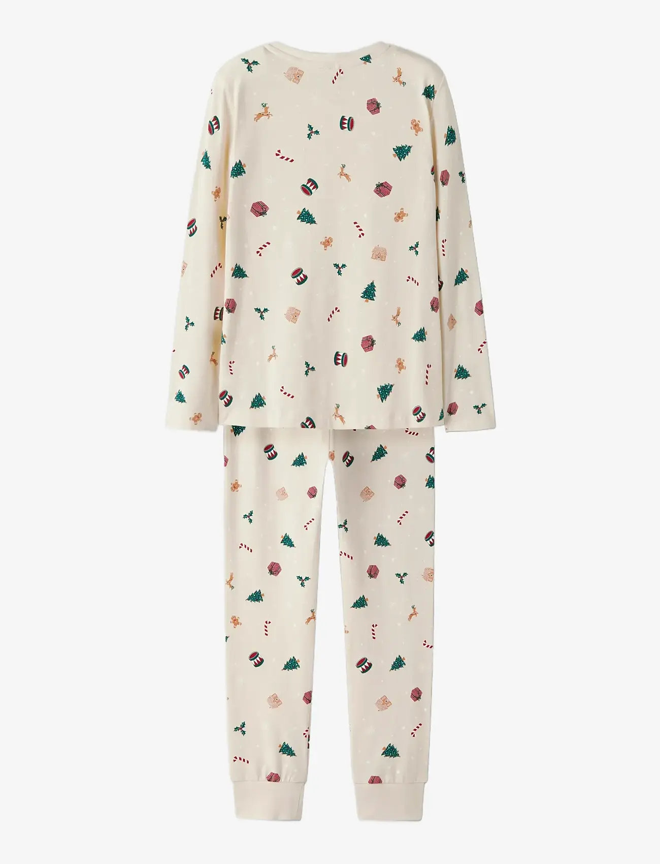 name it - NKNVISMAS LS NIGHTSET - komplektid - whitecap gray - 2