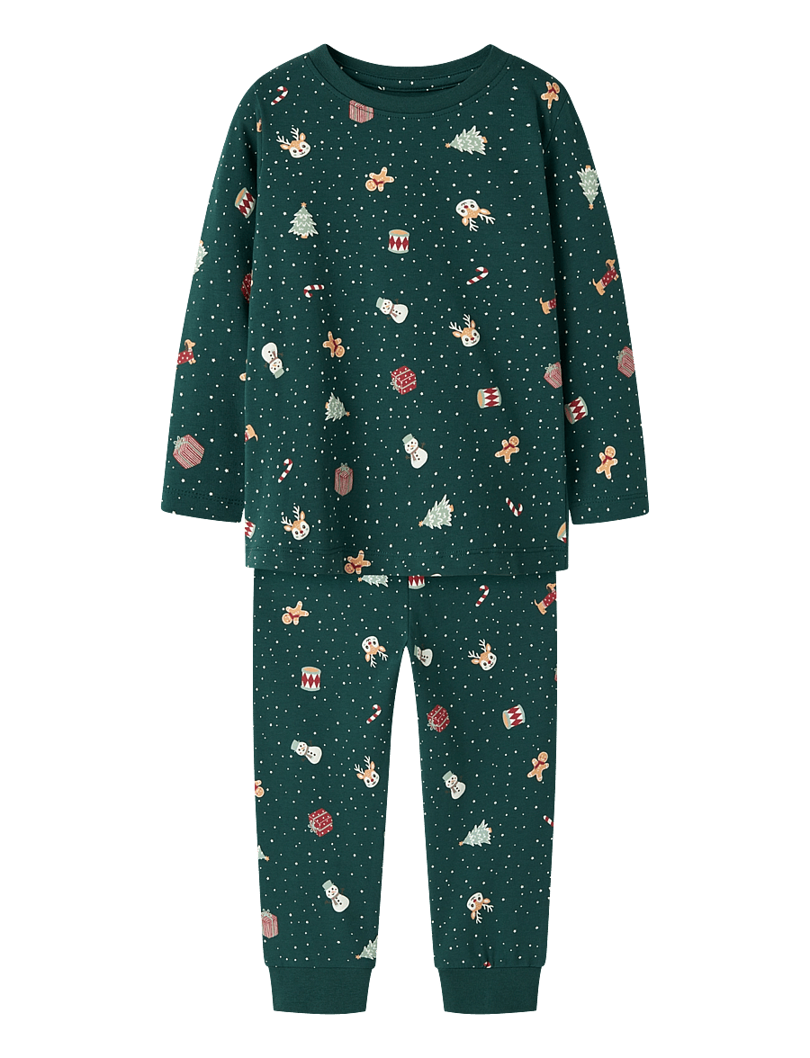 name it - NMNVISMAS LS NIGHTSET - pyjama-sets - botanical garden - 0