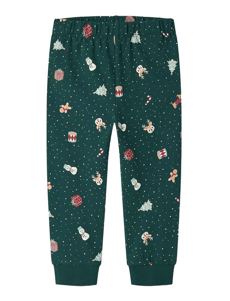 name it - NMNVISMAS LS NIGHTSET - pyjama-sets - botanical garden - 3
