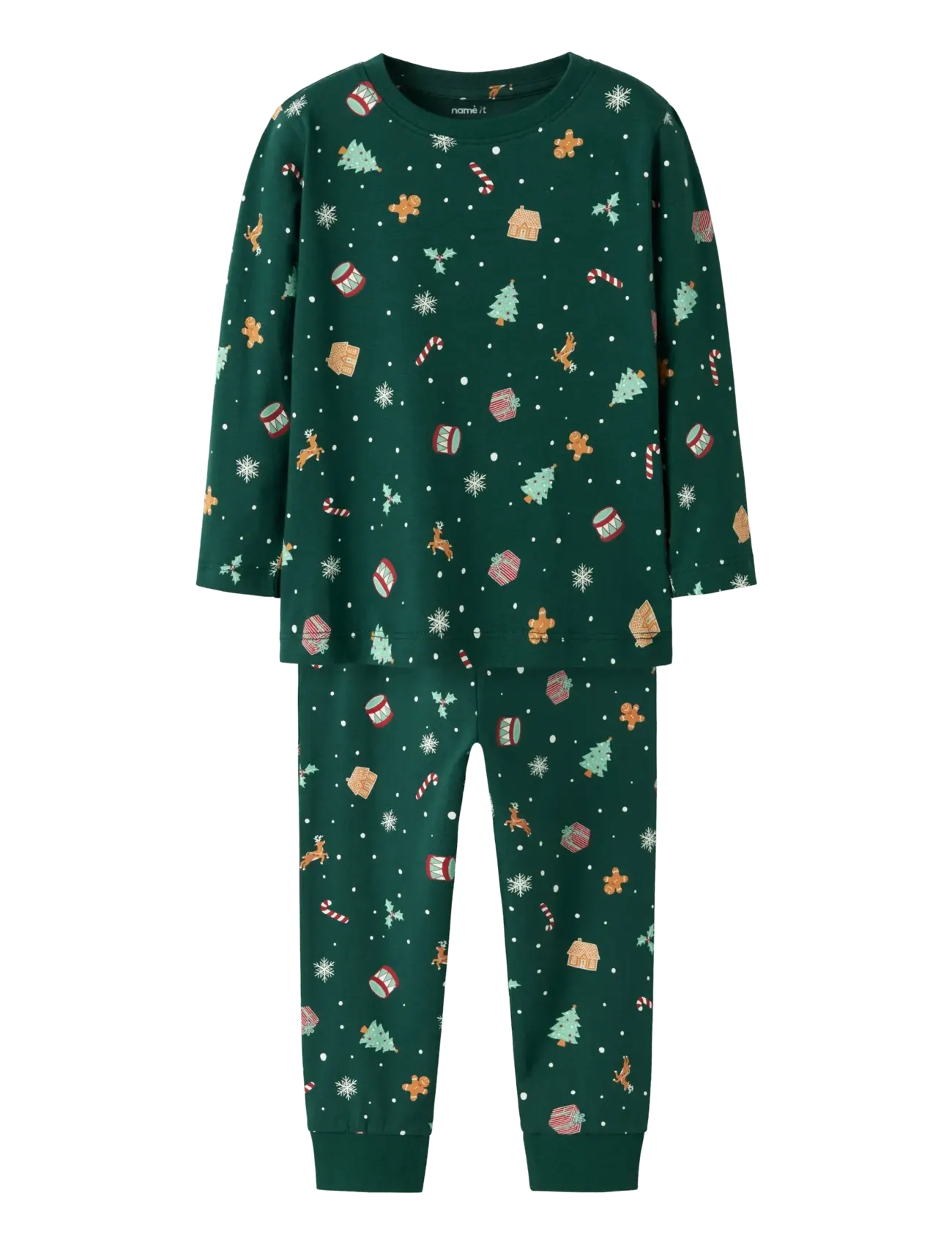 name it NMNVISMAS LS NIGHTSET - Nyheder - BOTANICAL GARDEN / green