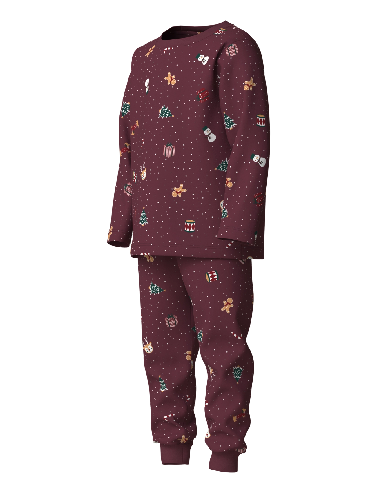 name it - NMNVISMAS LS NIGHTSET - sets - burgundy - 2