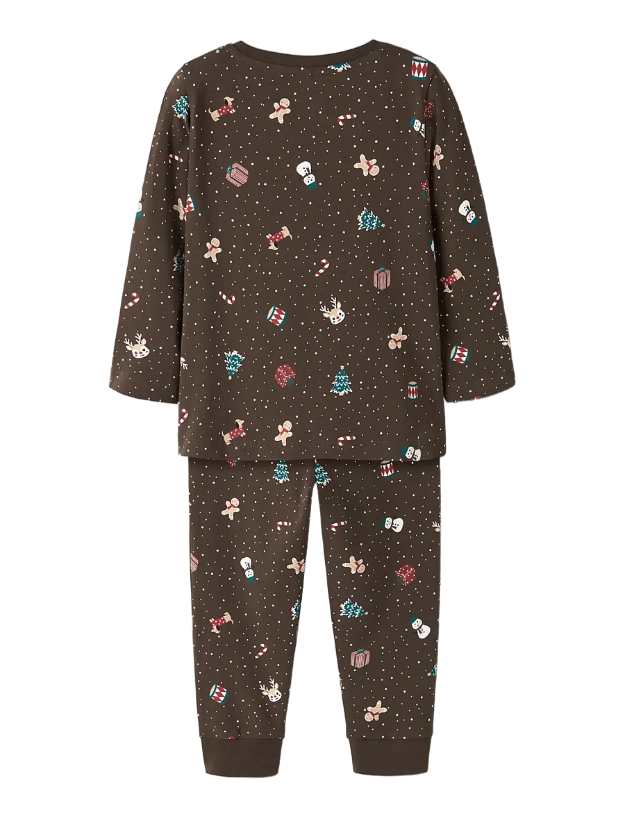 name it - NMNVISMAS LS NIGHTSET - pyjama-sets - delicioso - 1