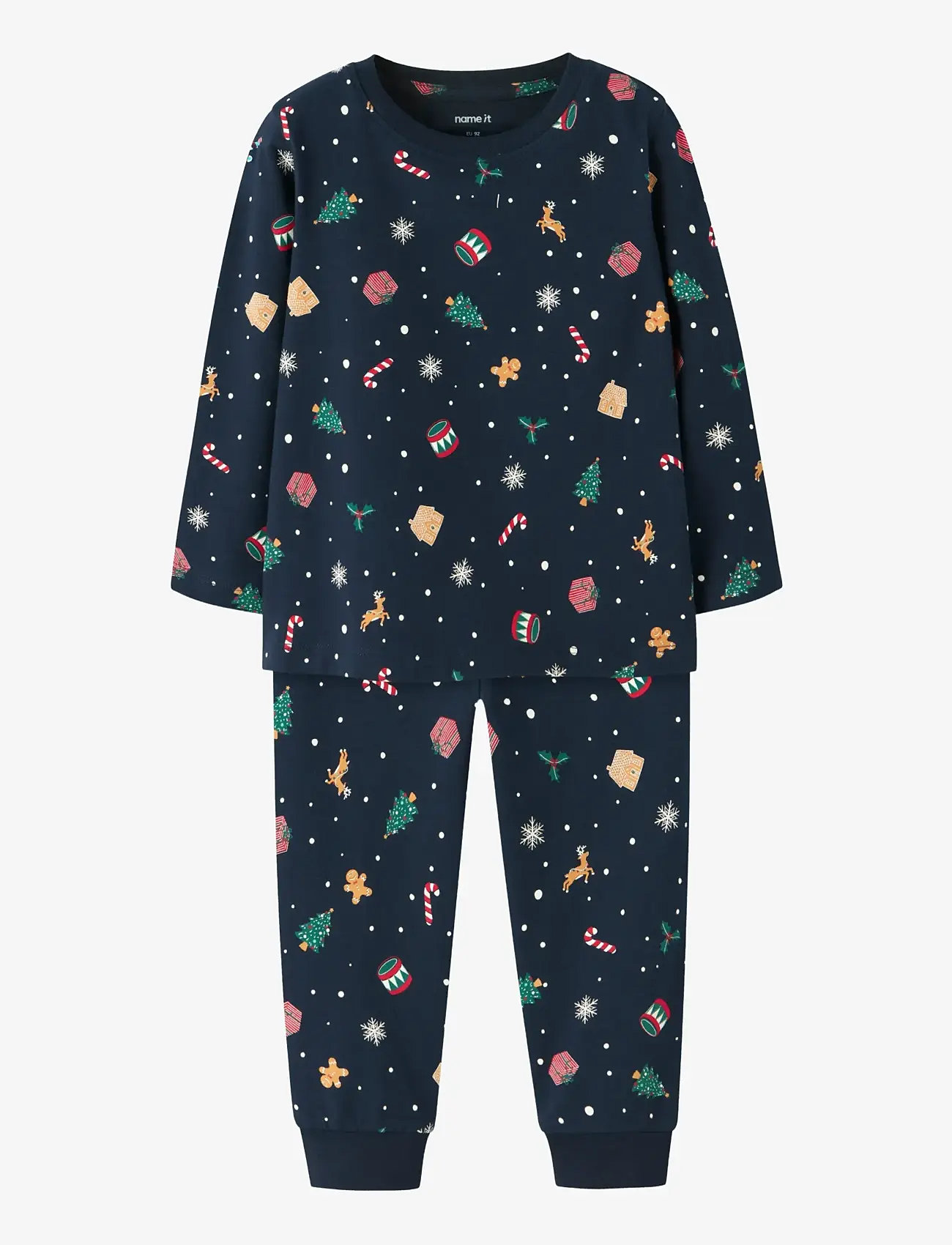 name it - NMNVISMAS LS NIGHTSET - pyjamassæt - navy blazer - 1