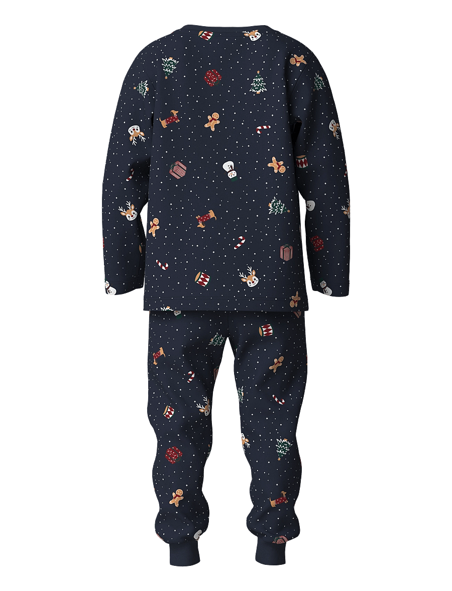 name it - NMNVISMAS LS NIGHTSET - pyjamasset - navy blazer - 1