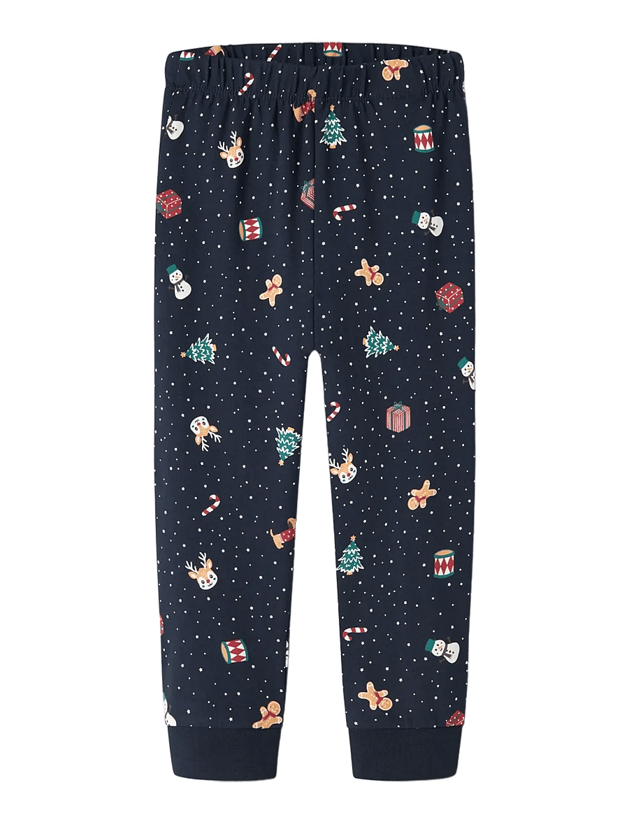 name it - NMNVISMAS LS NIGHTSET - pyjama-sets - navy blazer - 2