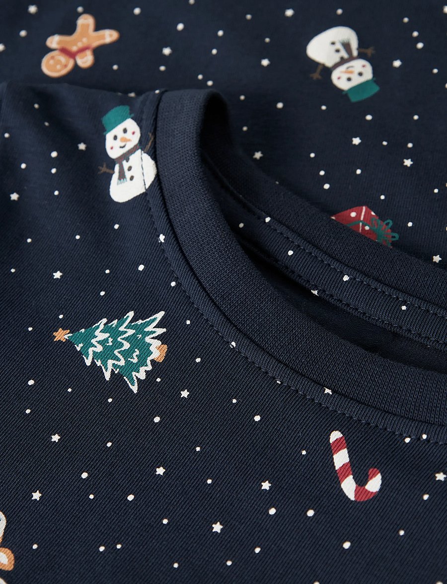 name it - NMNVISMAS LS NIGHTSET - pyjama-sets - navy blazer - 3