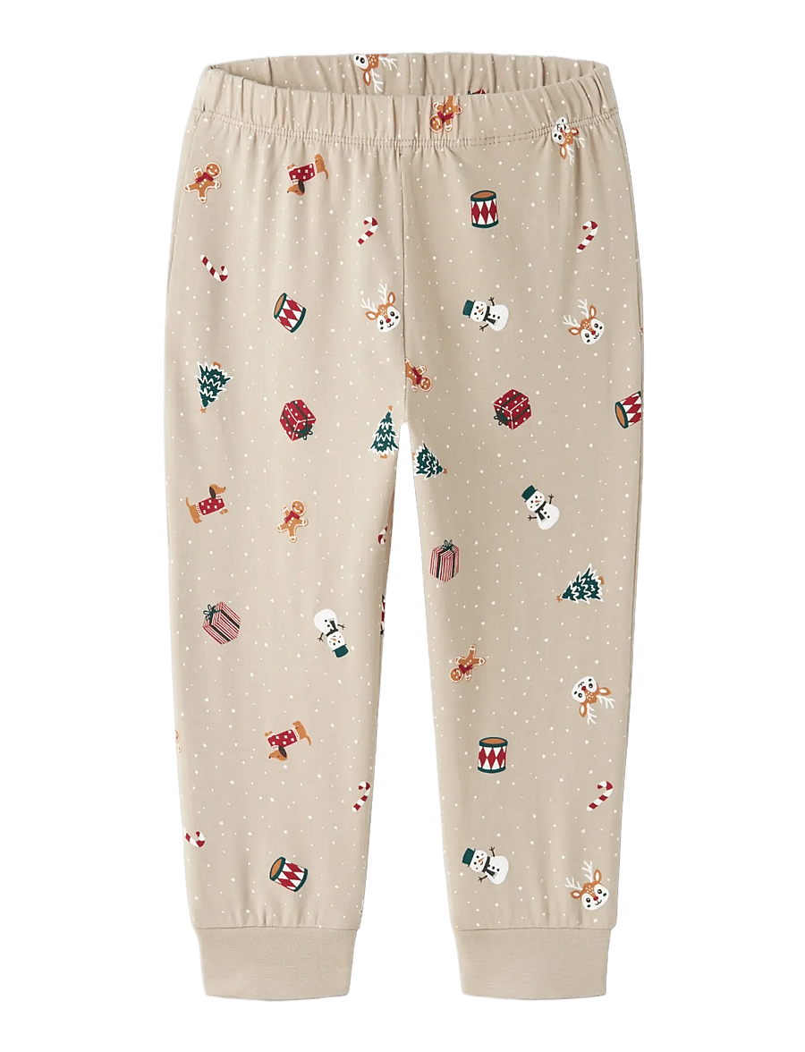 name it - NMNVISMAS LS NIGHTSET - pyjamassæt - pure cashmere - 3