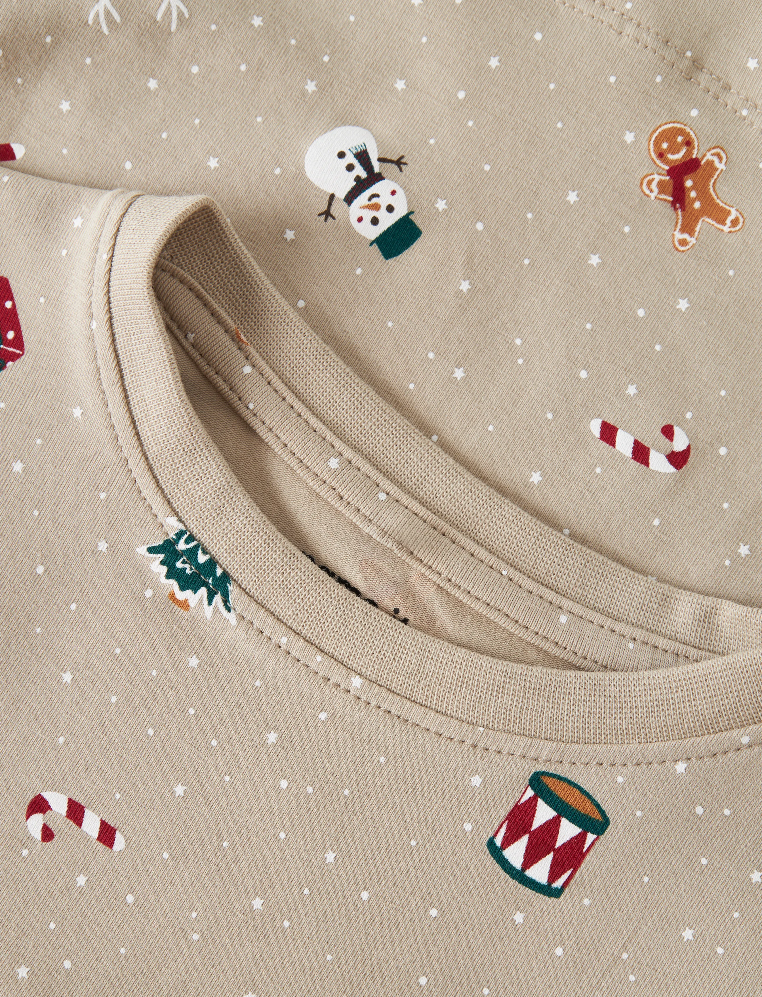 name it - NMNVISMAS LS NIGHTSET - pyjamassæt - pure cashmere - 4