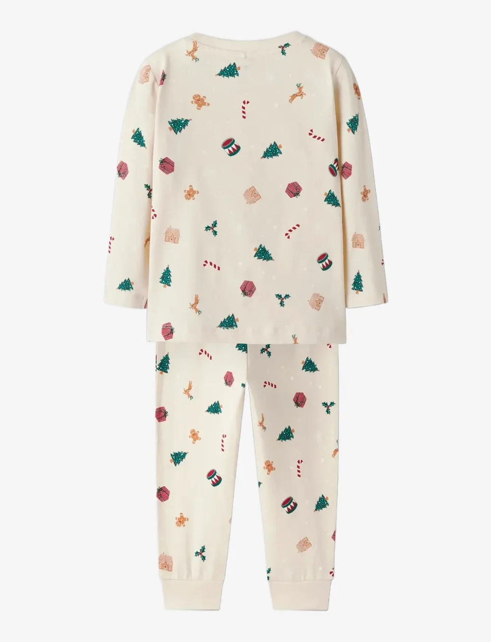 name it - NMNVISMAS LS NIGHTSET - pyjamasset - whitecap gray - 2