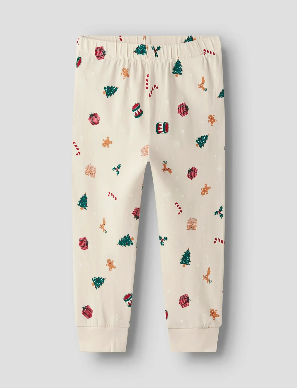 name it - NMNVISMAS LS NIGHTSET - pyjamasset - whitecap gray - 3