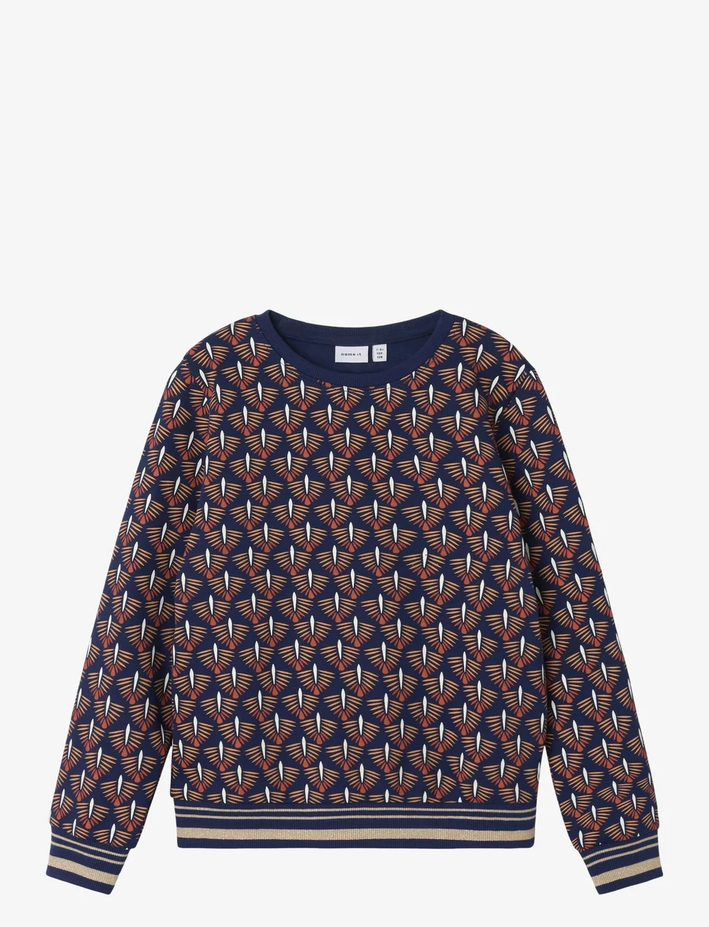 name it - NKFNOYA LS SWE BRU PS - sweatshirts - ocean cavern - 0