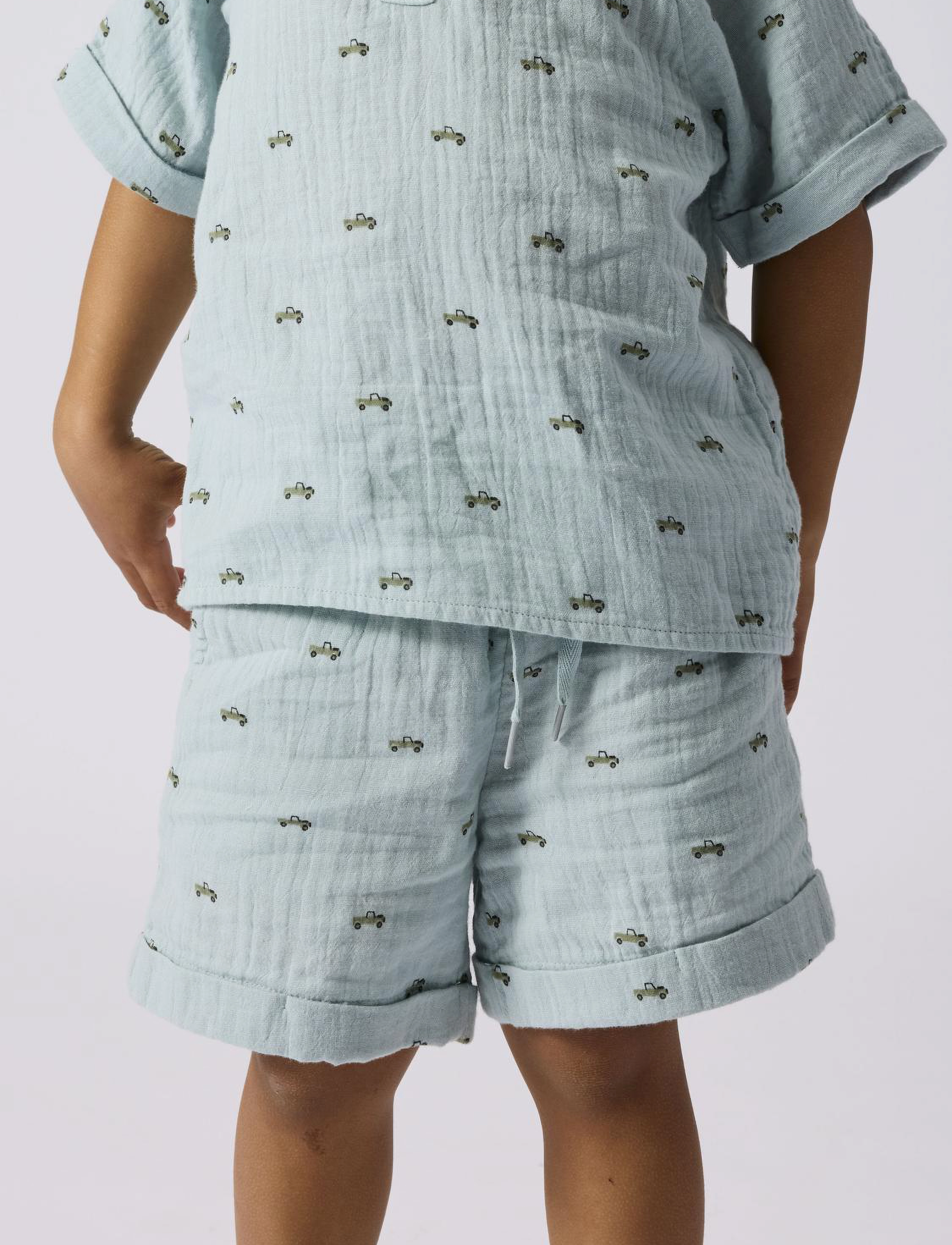 name it - NMMHINKIAN SHORTS - gray mist - 4