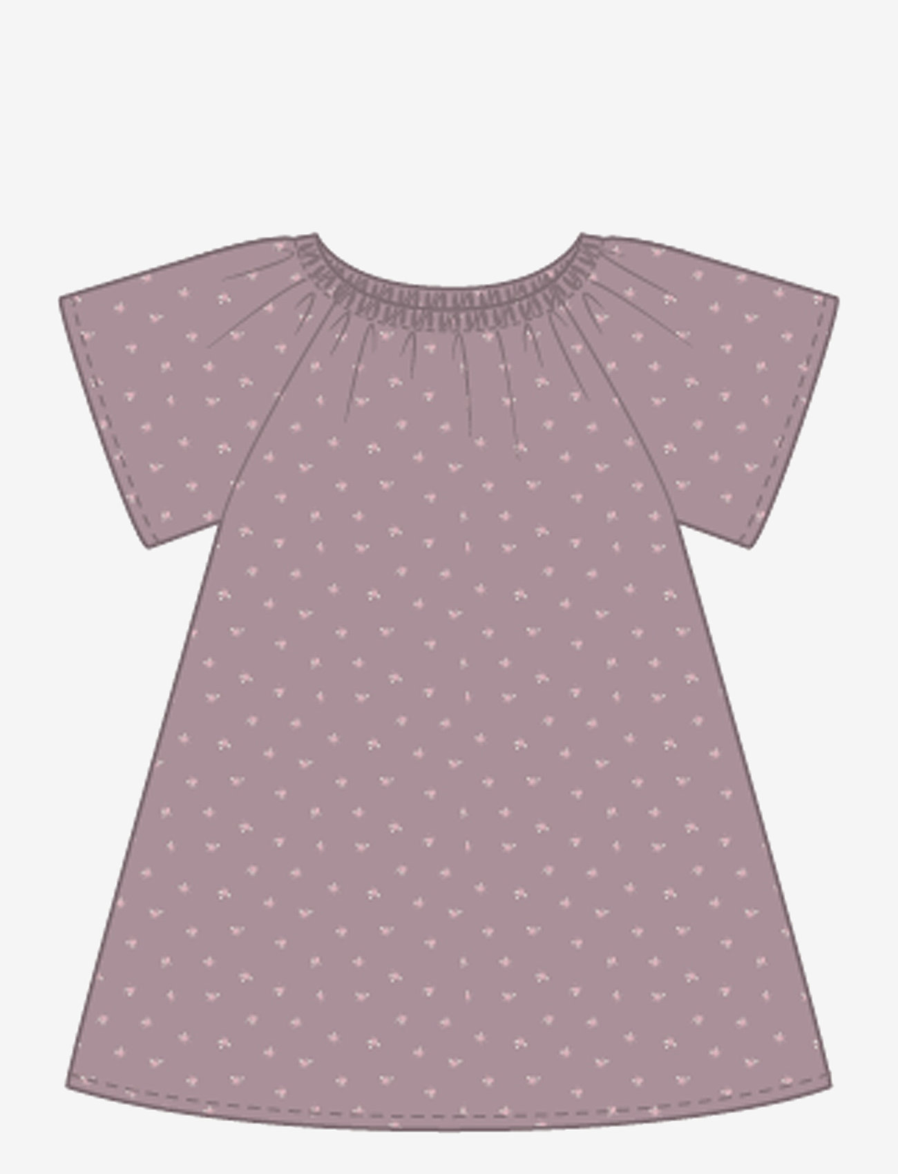 name it - NMFHINKIA SS DRESS - mauve shadows - 0