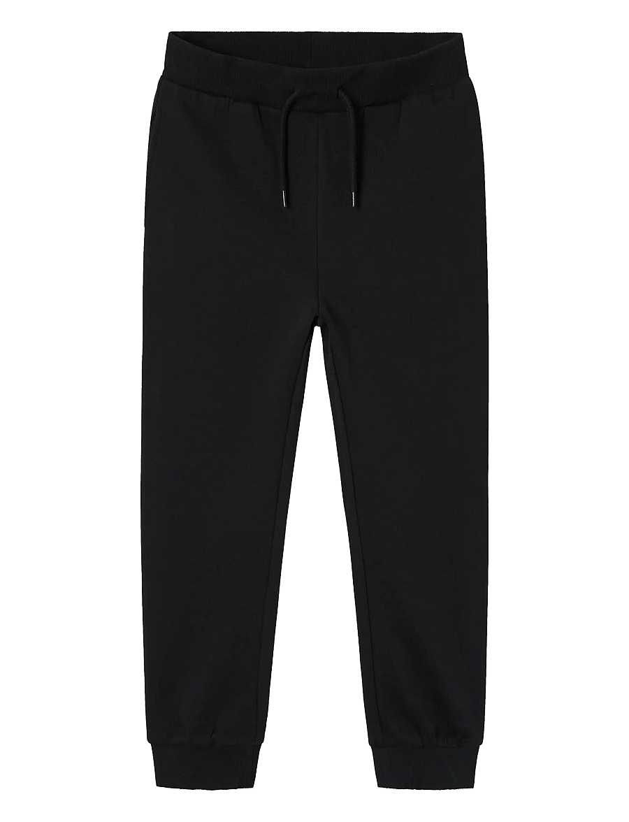 name it - NKMVIAN NREG SWE PANT BRU NOOS - mjukisbyxor - black - 3