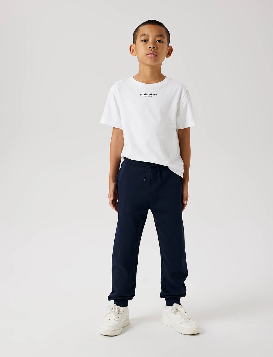 name it - NKMVIAN NREG SWE PANT BRU NOOS - mjukisbyxor - dark sapphire - 3