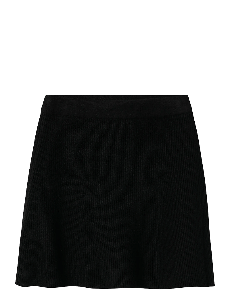 name it - NKFNILLA KNIT SKIRT - spódnice mini - black - 1