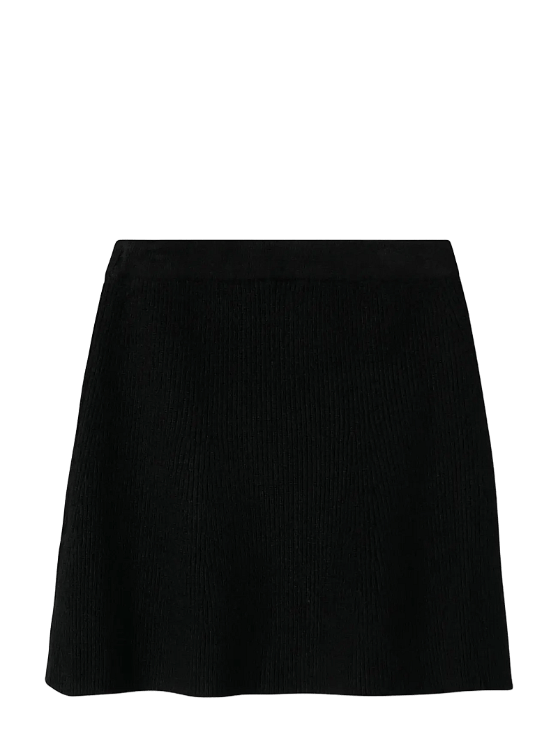 name it - NKFNILLA KNIT SKIRT - spódnice mini - black - 2