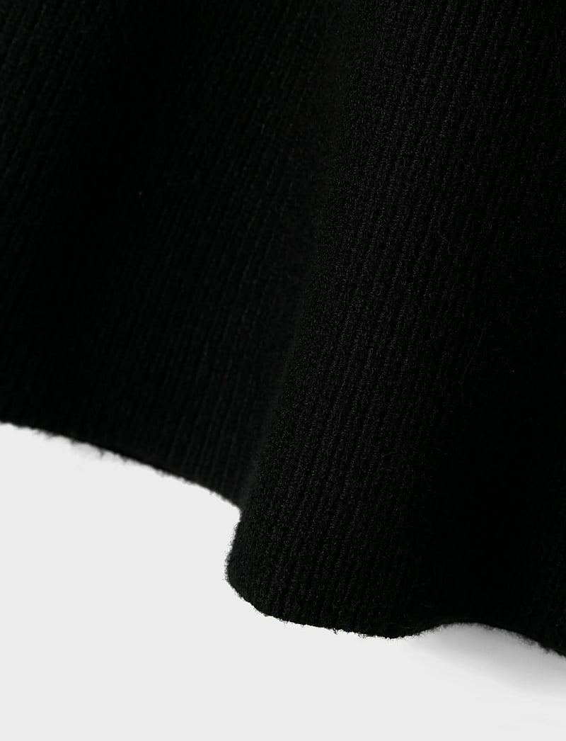 name it - NKFNILLA KNIT SKIRT - spódnice mini - black - 4