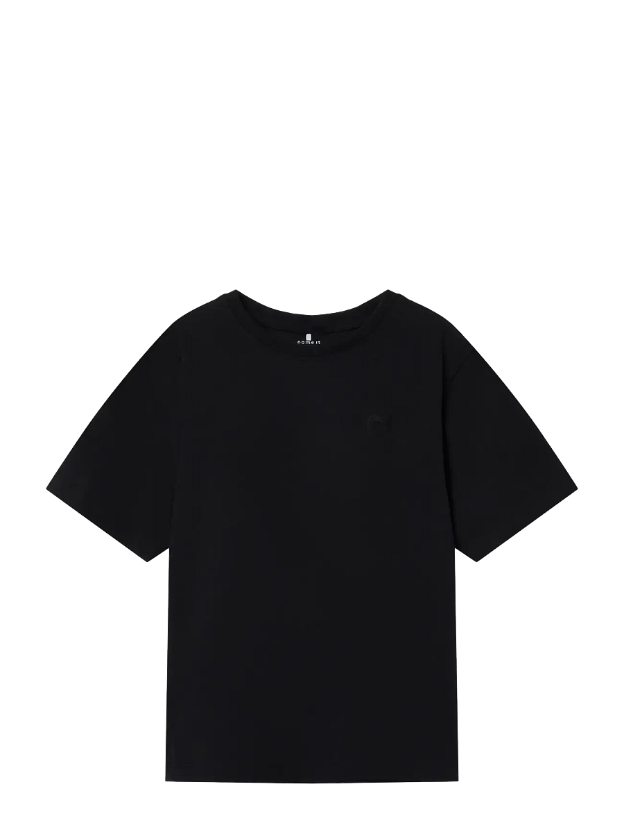 name it - NKMGREG SS NREG TOP NOOS - kortärmade t-shirts - black - 1