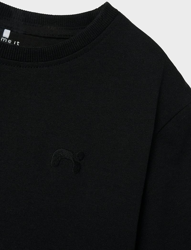 name it - NKMGREG SS NREG TOP NOOS - kortærmede t-shirts - black - 4