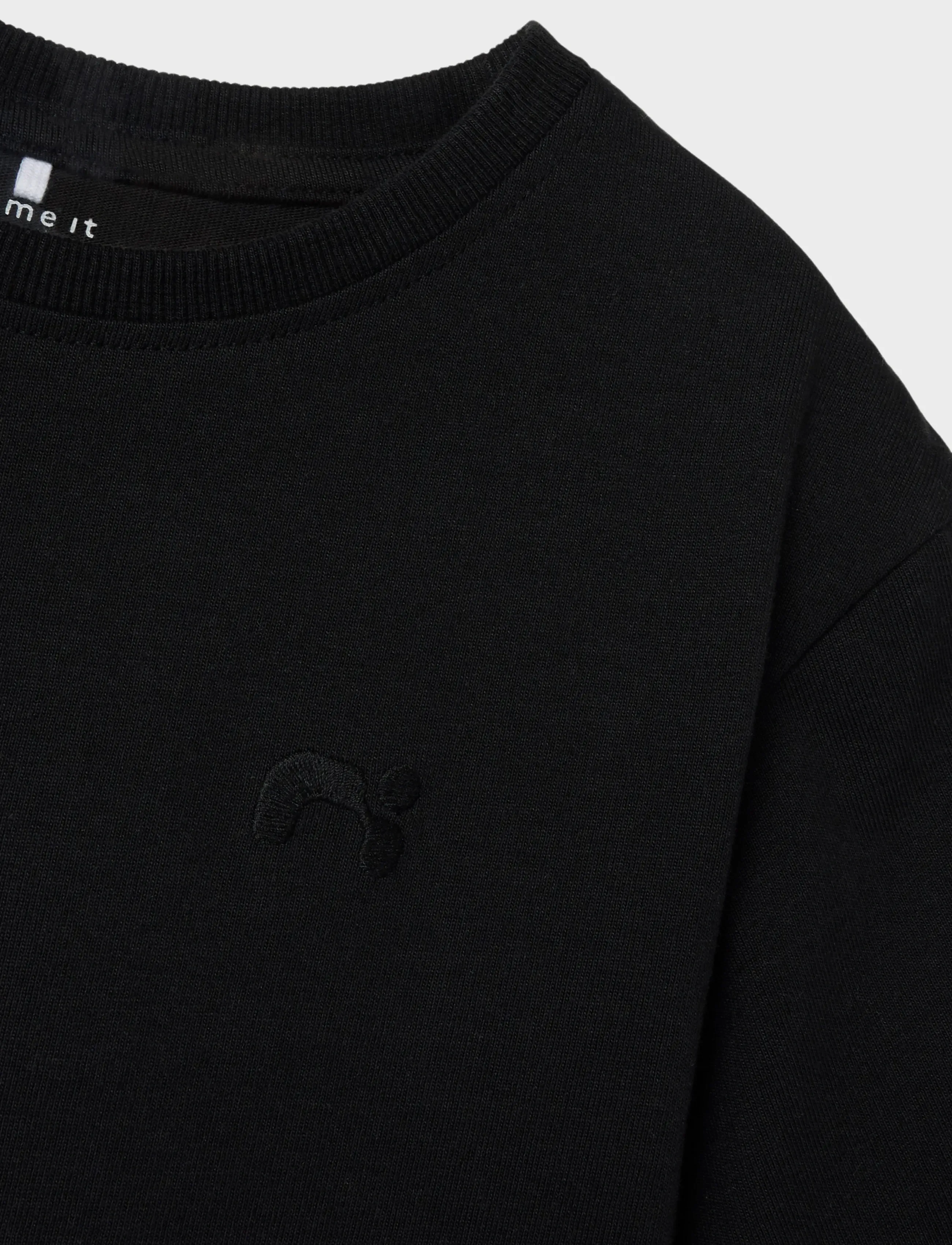 name it - NKMGREG SS NREG TOP NOOS - kortärmade t-shirts - black - 4