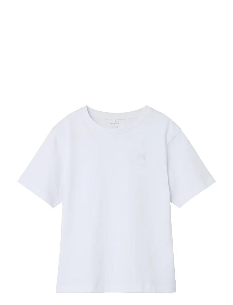 name it - NKMGREG SS NREG TOP NOOS - kortärmade t-shirts - bright white - 0