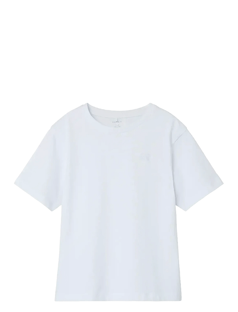 name it - NKMGREG SS NREG TOP NOOS - kortærmede t-shirts - bright white - 0