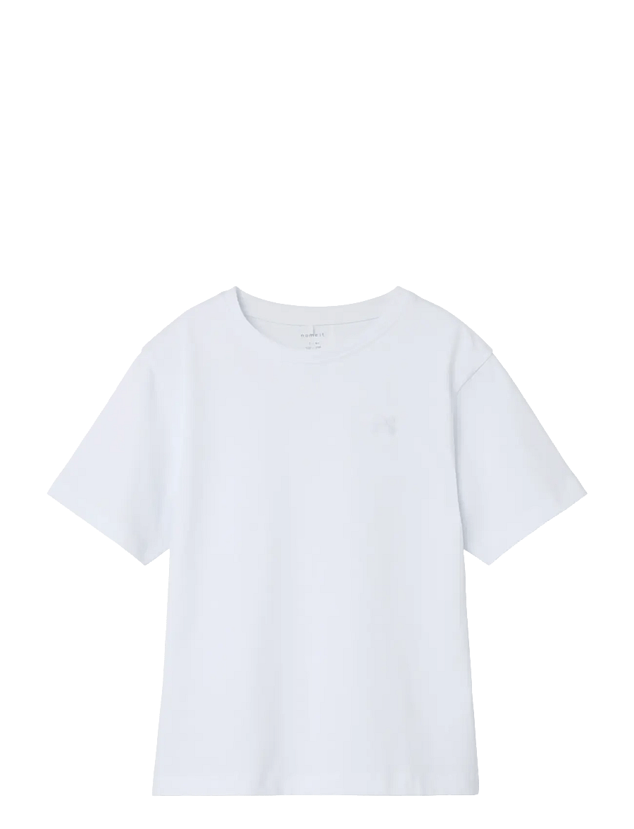name it - NKMGREG SS NREG TOP NOOS - kortärmade t-shirts - bright white - 0