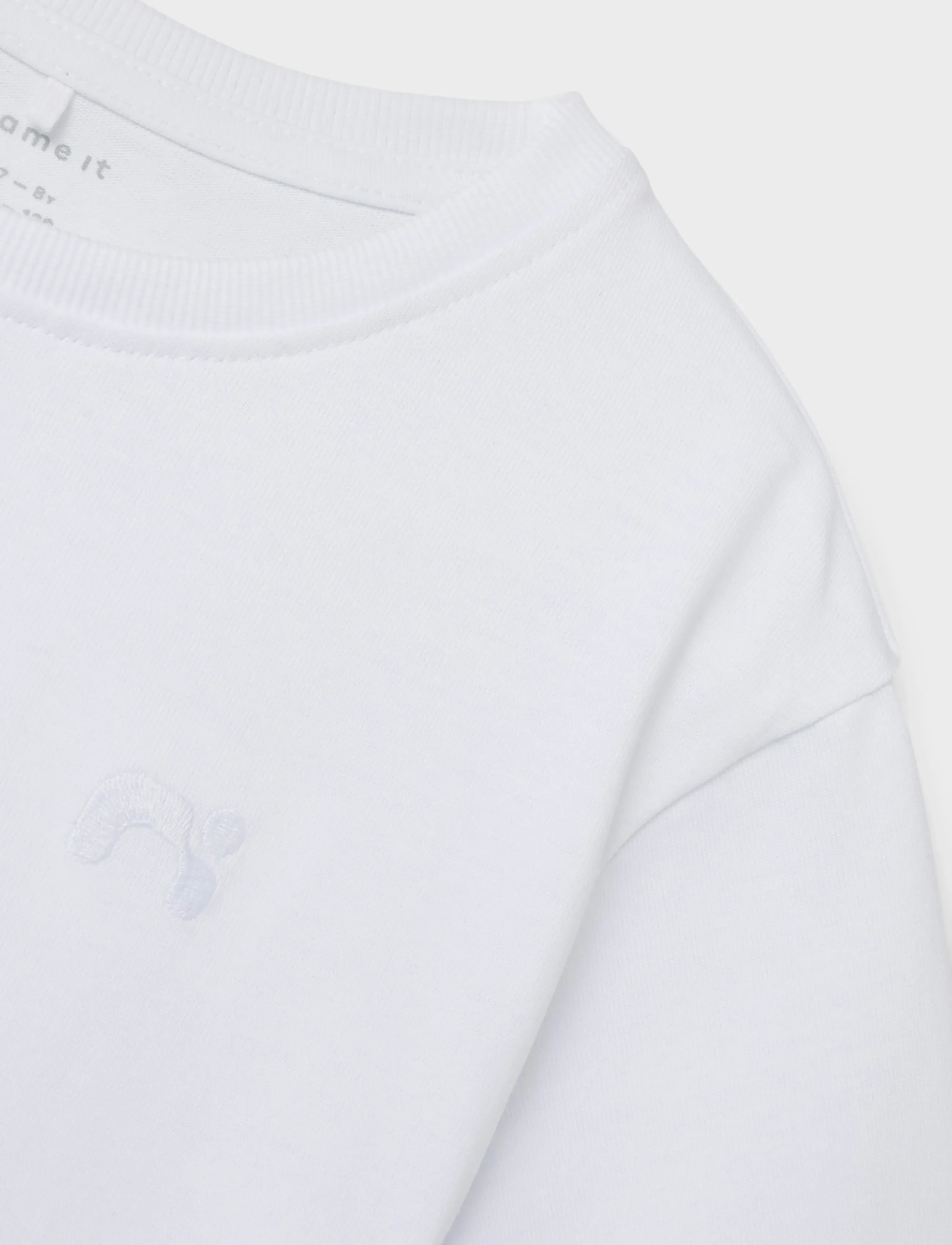 name it - NKMGREG SS NREG TOP NOOS - lyhythihaiset t-paidat - bright white - 4