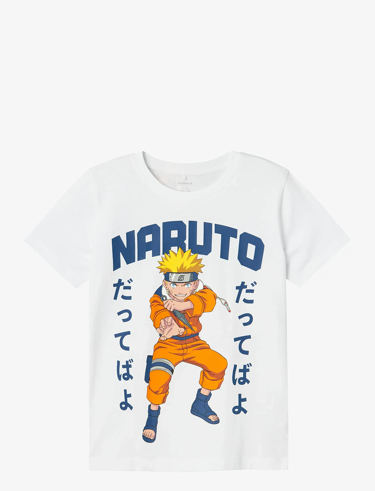 name it - NKMMACAR NARUTO SS TOP NOOS SKY - kortærmede t-shirts - bright white - 0