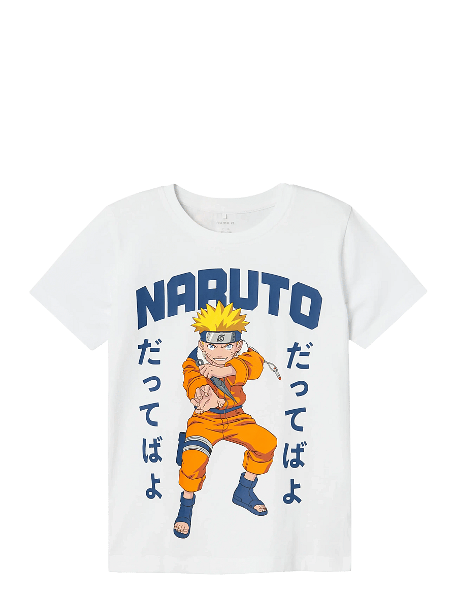 name it - NKMMACAR NARUTO SS TOP NOOS SKY - kurzärmelige - bright white - 0
