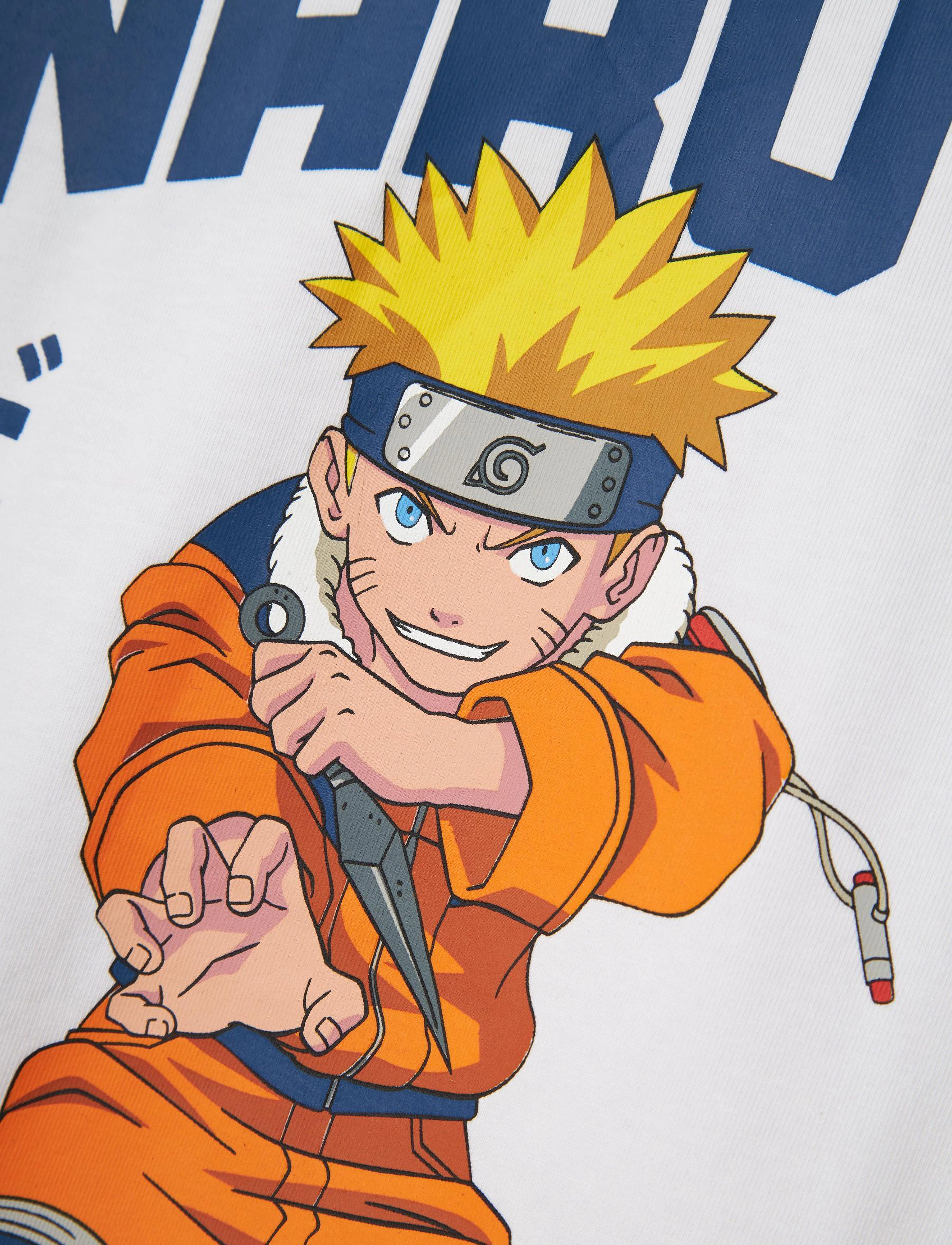 name it - NKMMACAR NARUTO SS TOP NOOS SKY - kurzärmelige - bright white - 2