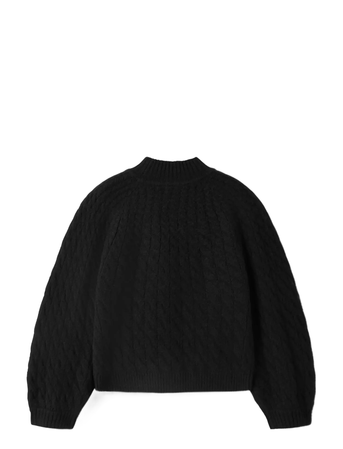 name it - NKFNADALIE LS KNIT - sügisesed riided - black - 1
