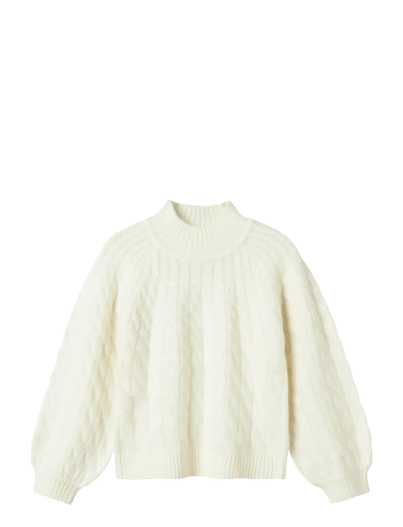 name it Nkfnadalie Ls Knit, 116, Knitwear, Creme - Pullovers, Kinder