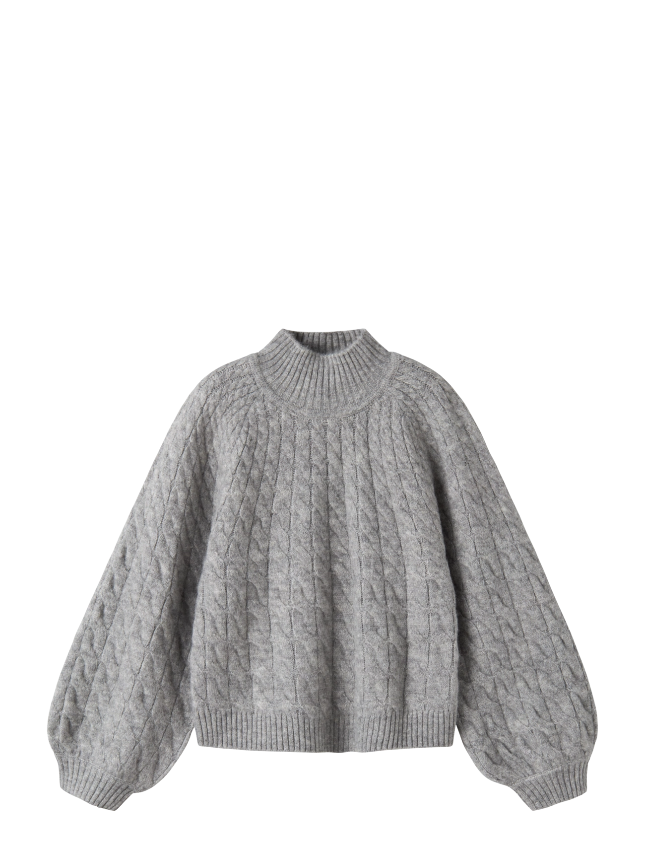 name it NKFNADALIE LS KNIT - Džemprid - GREY MELANGE / grey