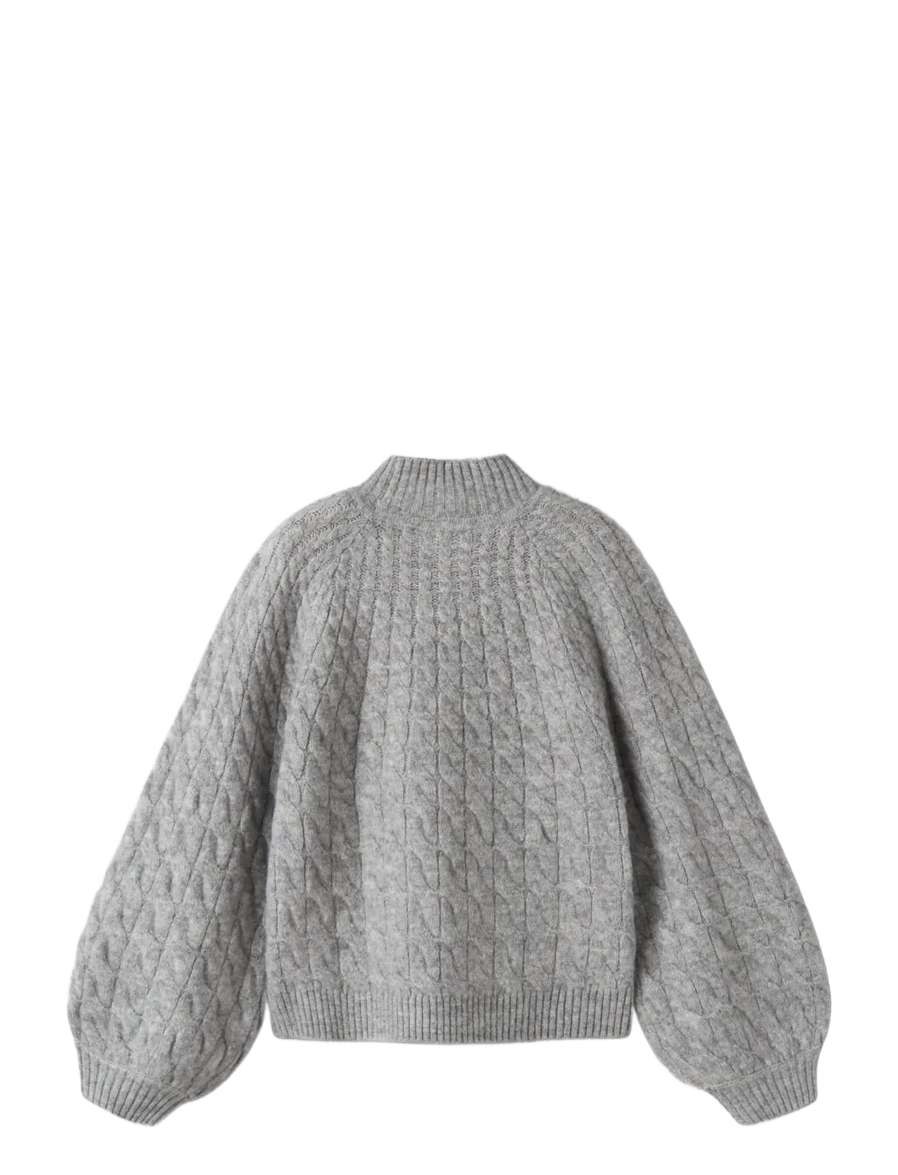 name it - NKFNADALIE LS KNIT - sügisesed riided - grey melange - 1