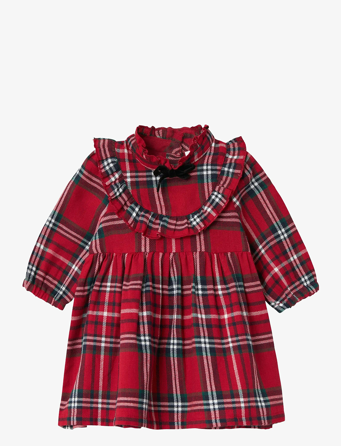 name it - NBFROSI LS DRESS - pikkade varrukatega beebi kleidid - jester red - 0