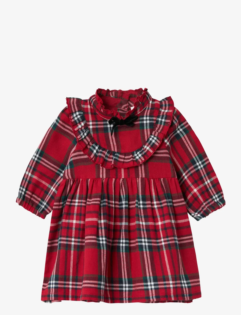 name it - NBFROSI LS DRESS - langärmelige babykleider - jester red - 0