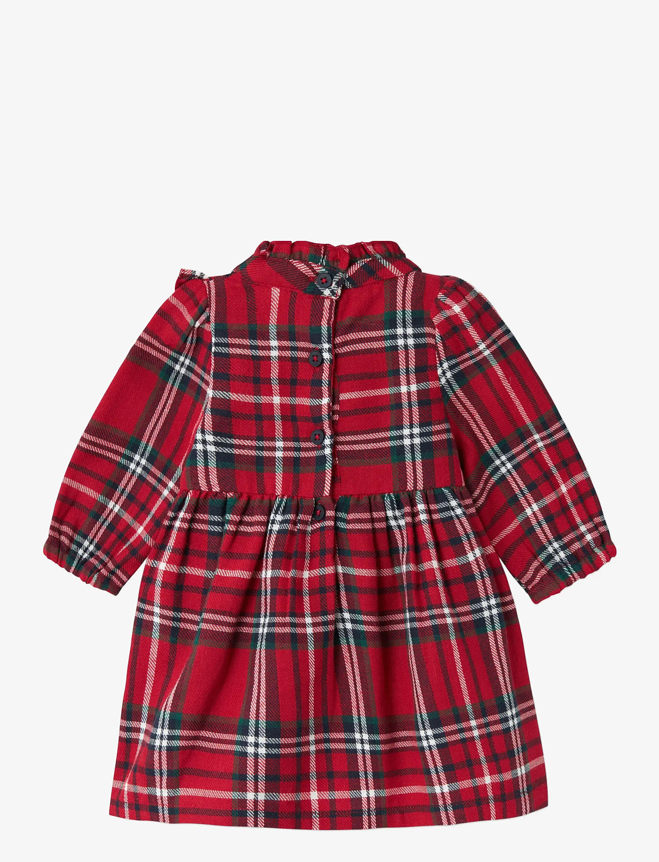 name it - NBFROSI LS DRESS - pikkade varrukatega beebi kleidid - jester red - 1