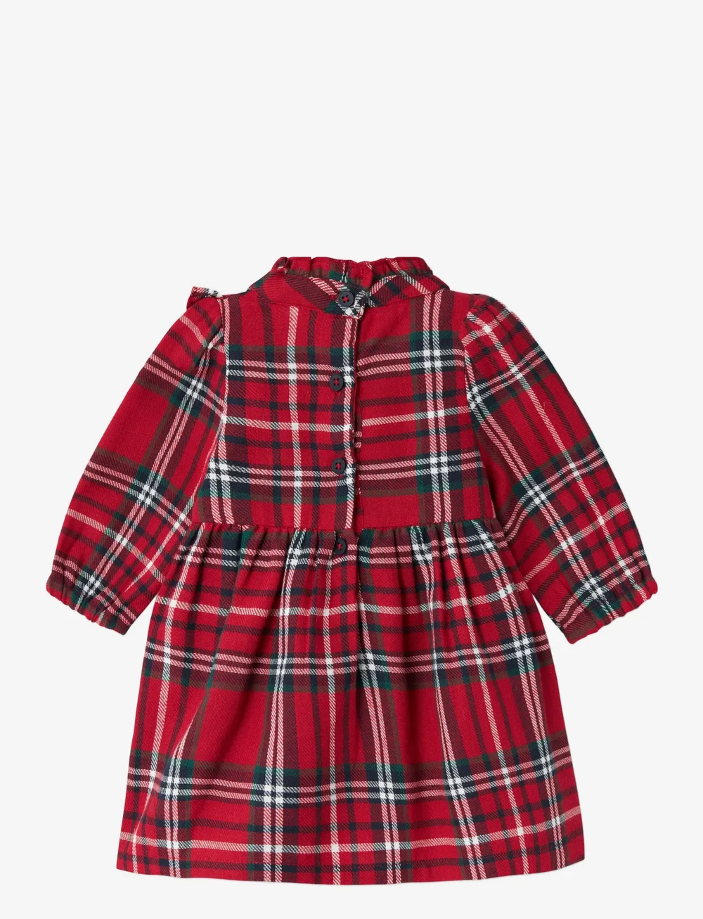 name it - NBFROSI LS DRESS - langärmelige babykleider - jester red - 1
