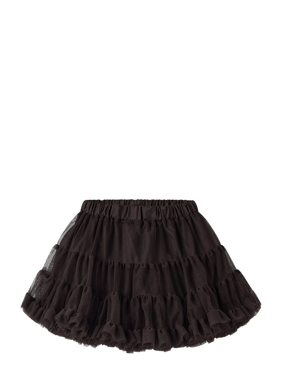 name it - NMFRITUL TULLE SKIRT - tüllseelikud - chocolate plum - 0