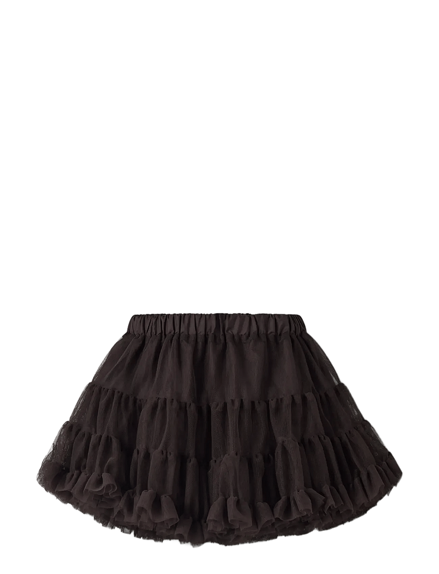 name it - NMFRITUL TULLE SKIRT - tüllseelikud - chocolate plum - 1