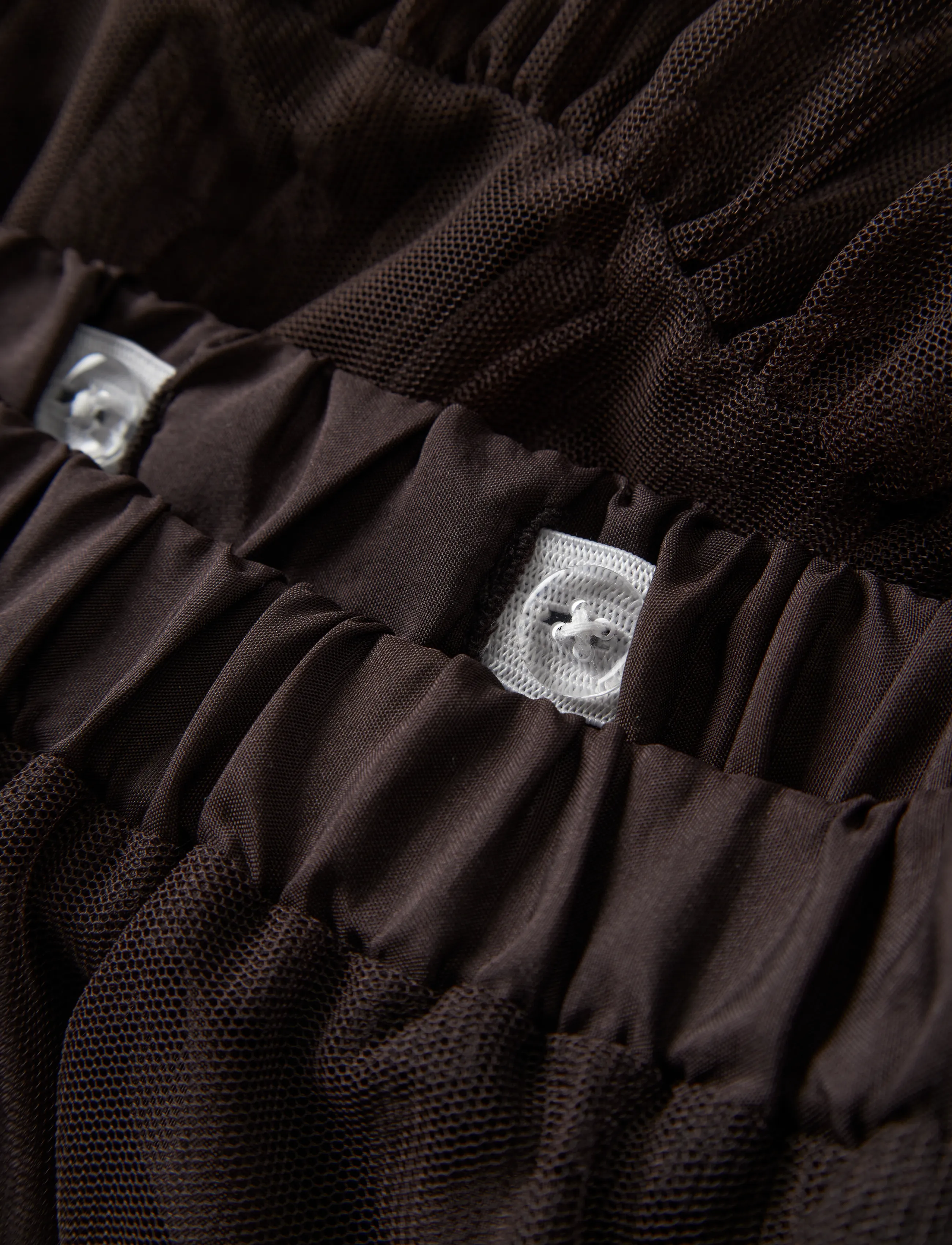 name it - NMFRITUL TULLE SKIRT - tyllkjolar - chocolate plum - 2