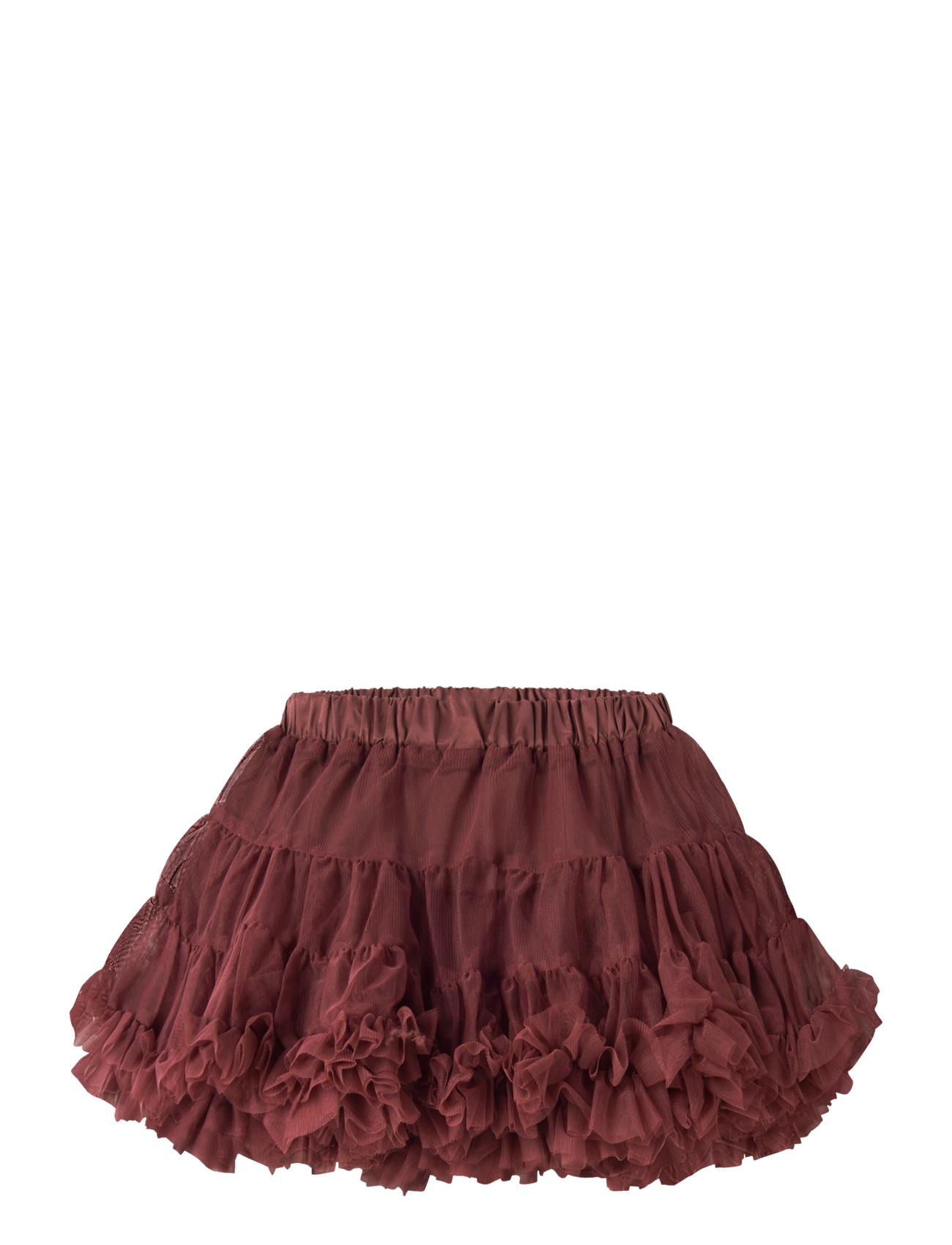 name it NMFRITUL TULLE SKIRT - Röcke - WILD GINGER / burgundy