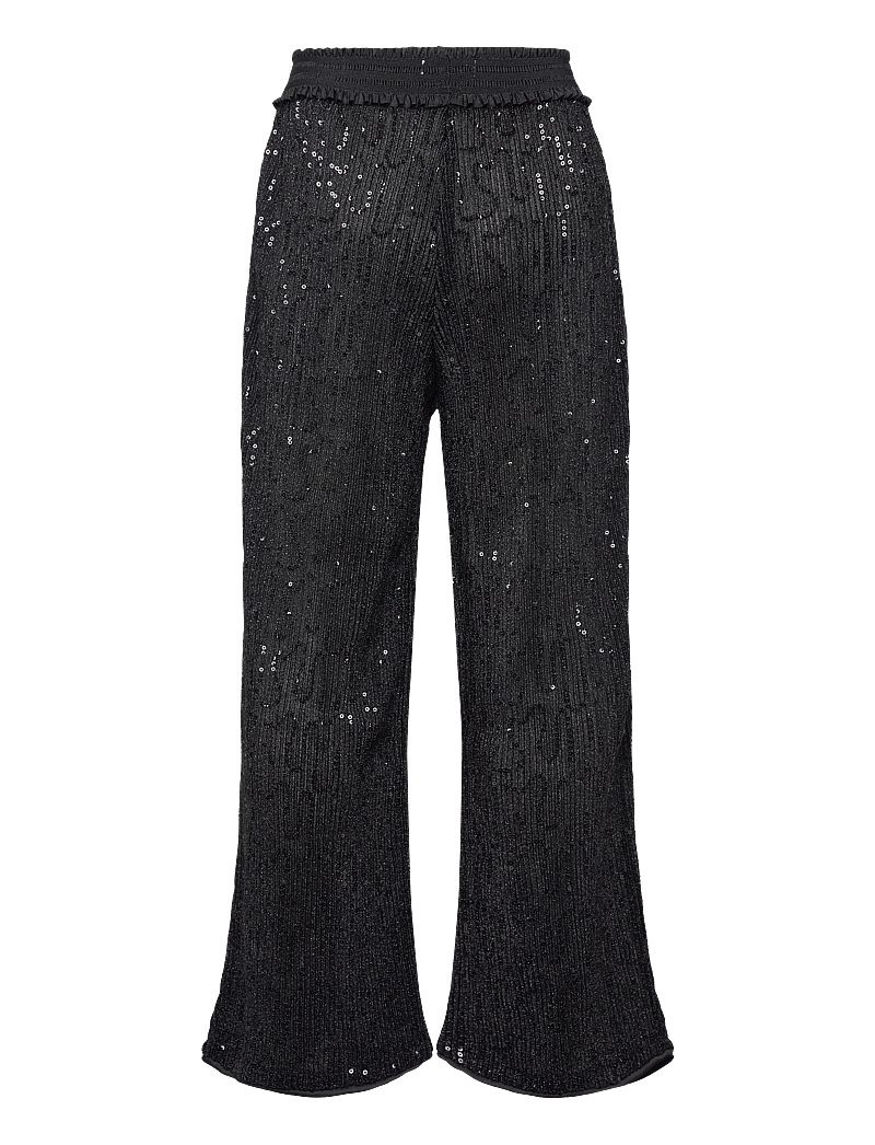 name it - NKFRUNIC SEQUIN WIDE PANT - osta vanuse järgi - black - 2
