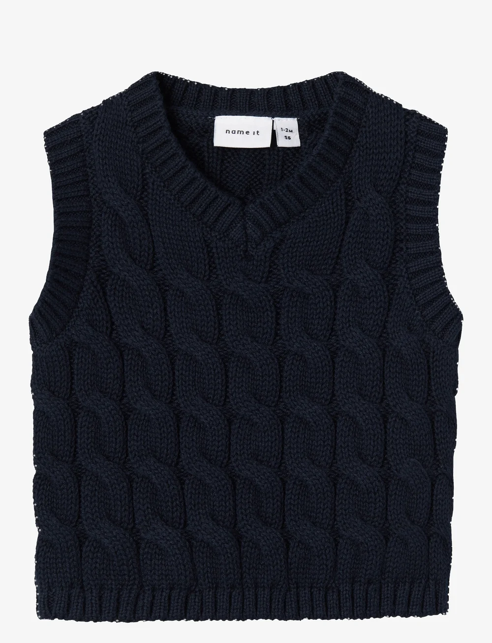 name it - NBMREMON KNIT SLIPOVER - veste - dark sapphire - 1