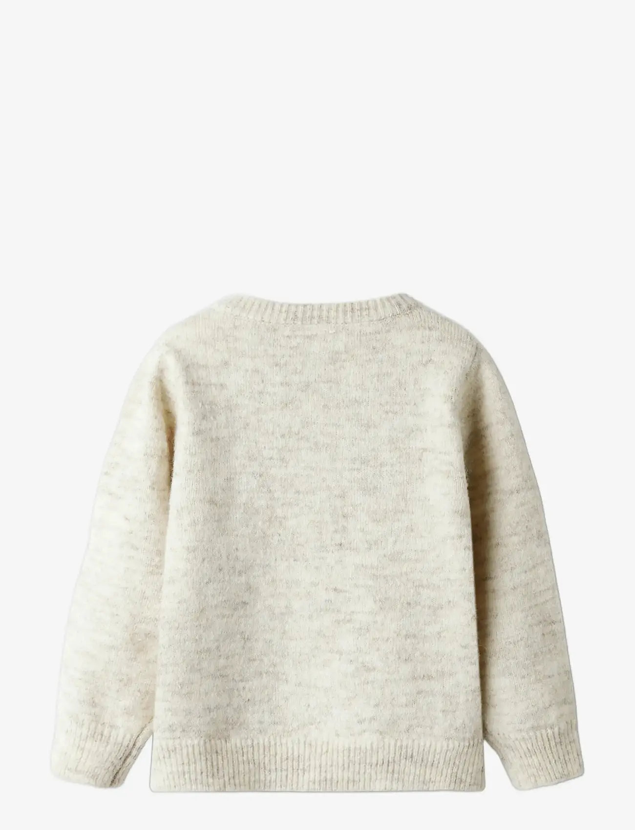 name it - NMFRIKIMMI LS KNIT CARD - koftor - peyote melange - 1