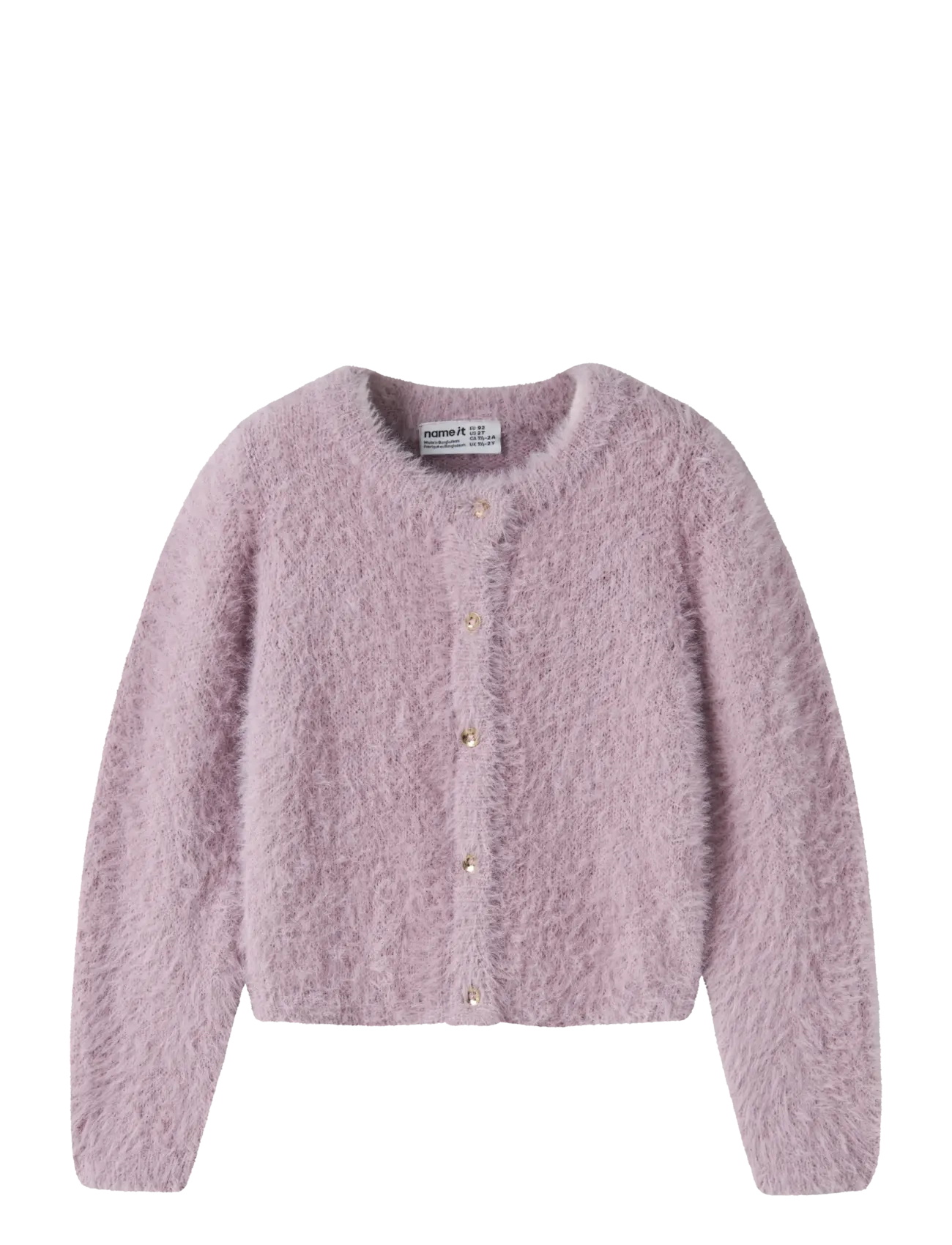 name it NMFREVERA LS KNIT SHORT CARD - Leichte Jacken - MAUVE SHADOWS / purple