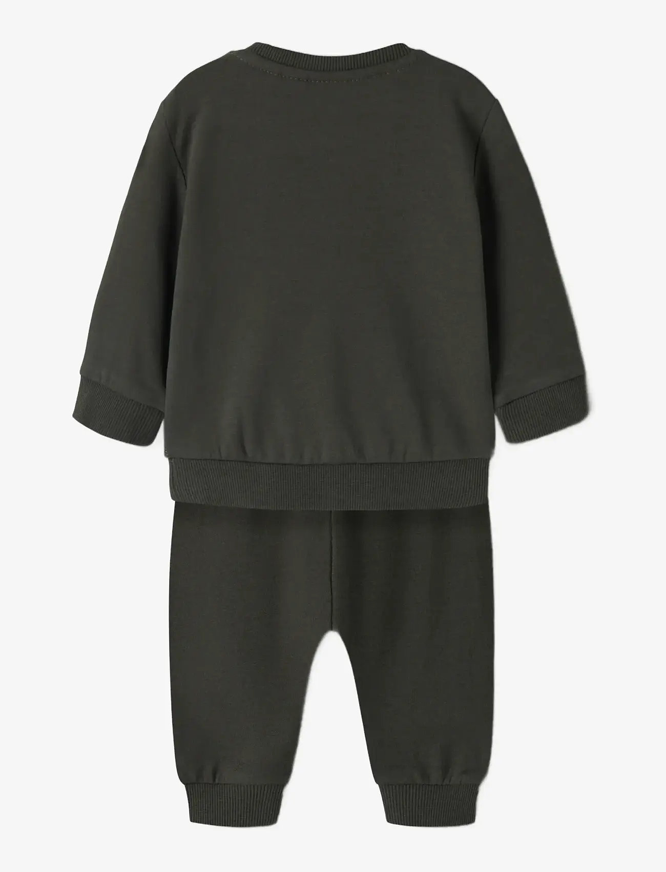 name it - NBMVONNE LS SWEAT BOX BRU SET - joggingsæt - peat - 1